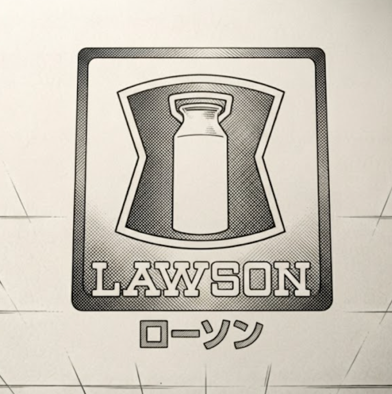 Konbini Convenience Stores 4 Lawson logo konbini